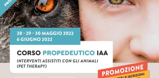 CORSO PROPEDEUTICO IN IAA - PET THERAPY CORSO PROPEDEUTICO IN IAA - PET THERAPY